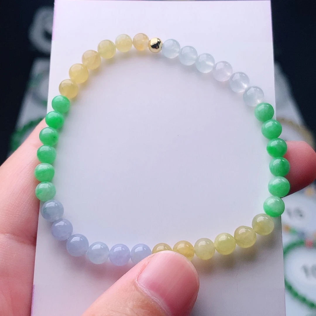 未镶嵌手串翡翠翡翠