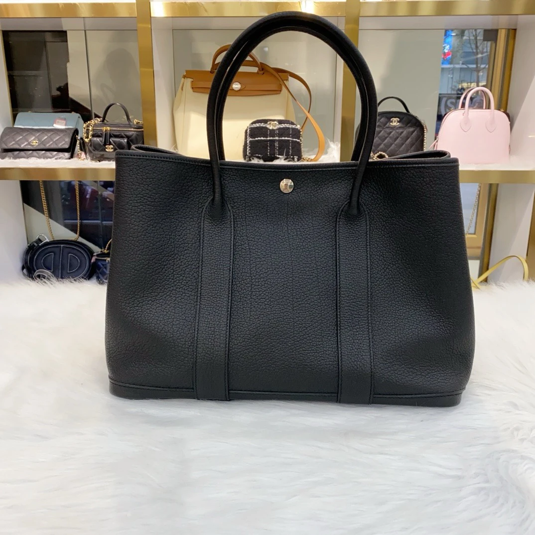 99新 Hermes/爱马仕 爱马仕黑银花园36