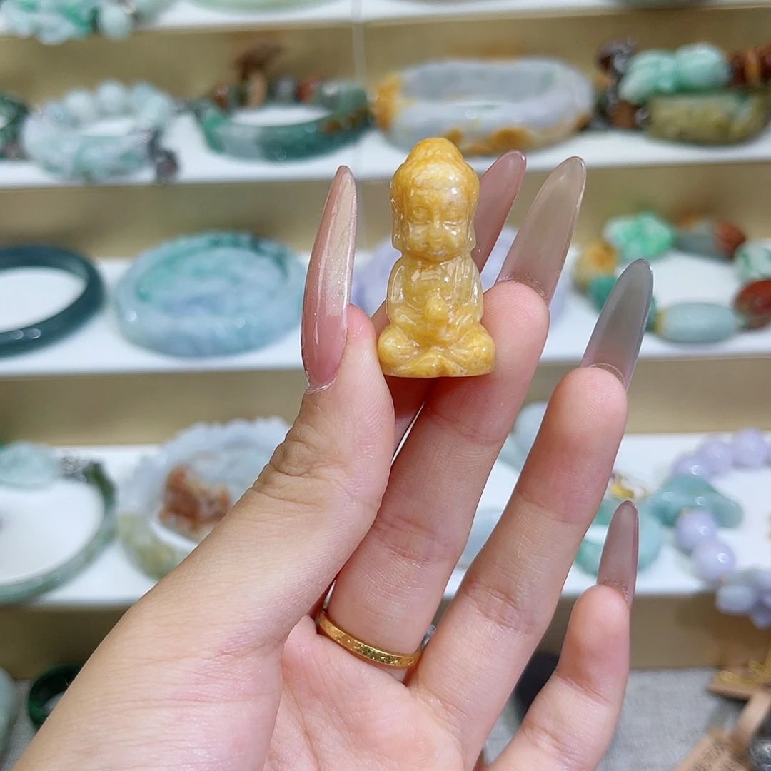 七***蟹翡翠未镶嵌手链手链