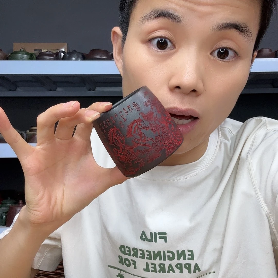 茶壶底槽青民间手艺人全手工制