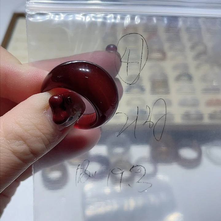 玛瑙/玉髓戒指未镶嵌