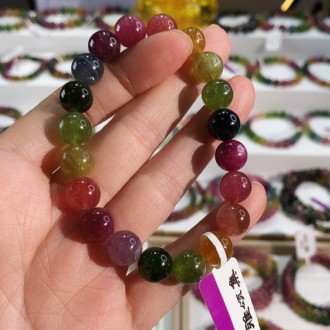 手链未镶嵌碧玺G2322素圈颜色微差