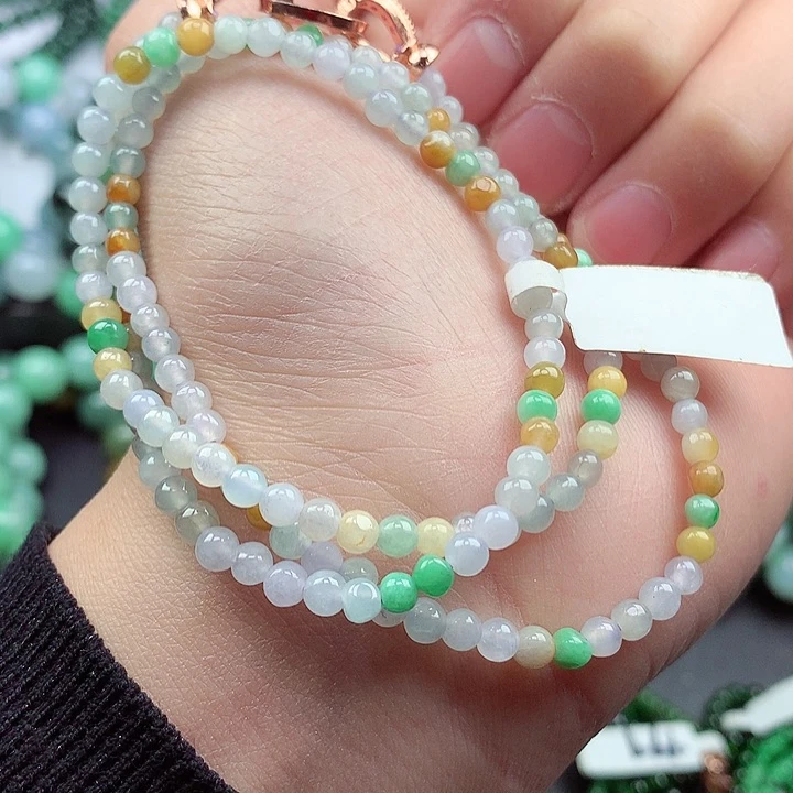 翡翠颈饰未镶嵌项链