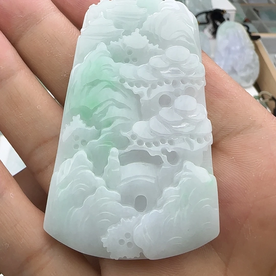 翡翠未镶嵌颈饰翡翠