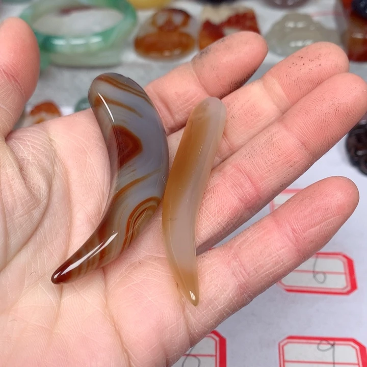 玛瑙/玉髓颈饰未镶嵌❤️****