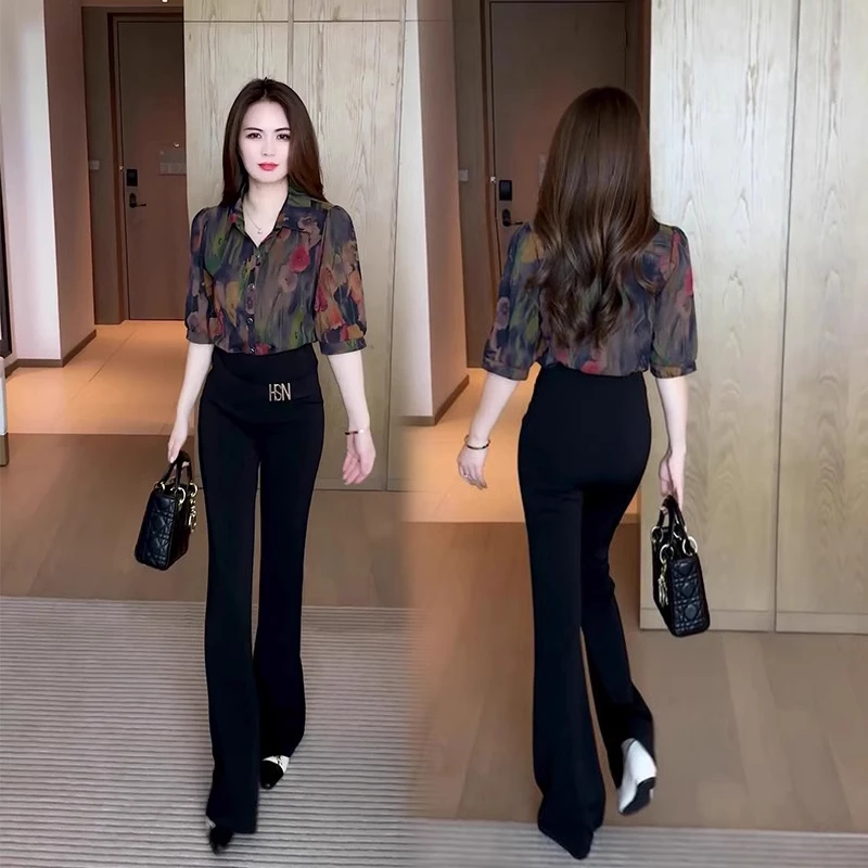 夏装衬衫2025新款今年流行时尚女装显瘦小衫洋气质减龄漂亮上衣服