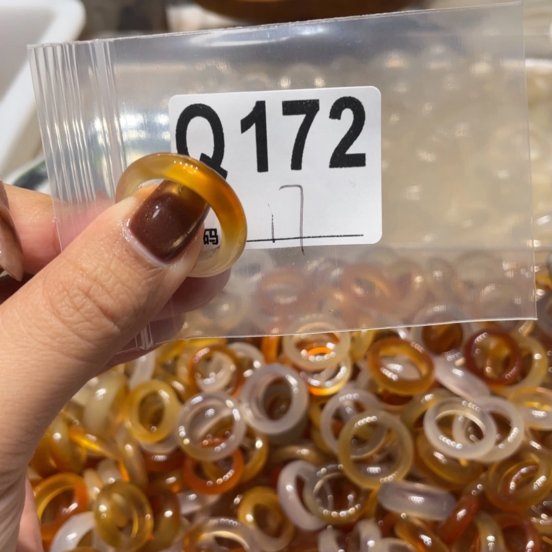 玛瑙/玉髓未镶嵌戒指172