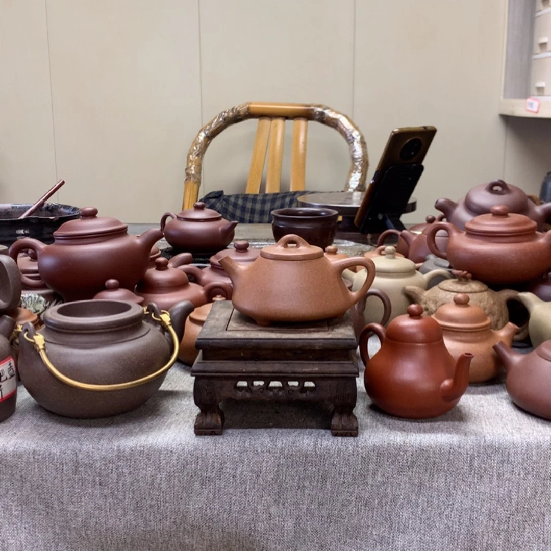 茶壶紫泥半手工制作140 C降坡泥
