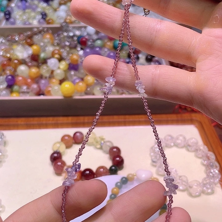 未镶嵌手链水晶项链