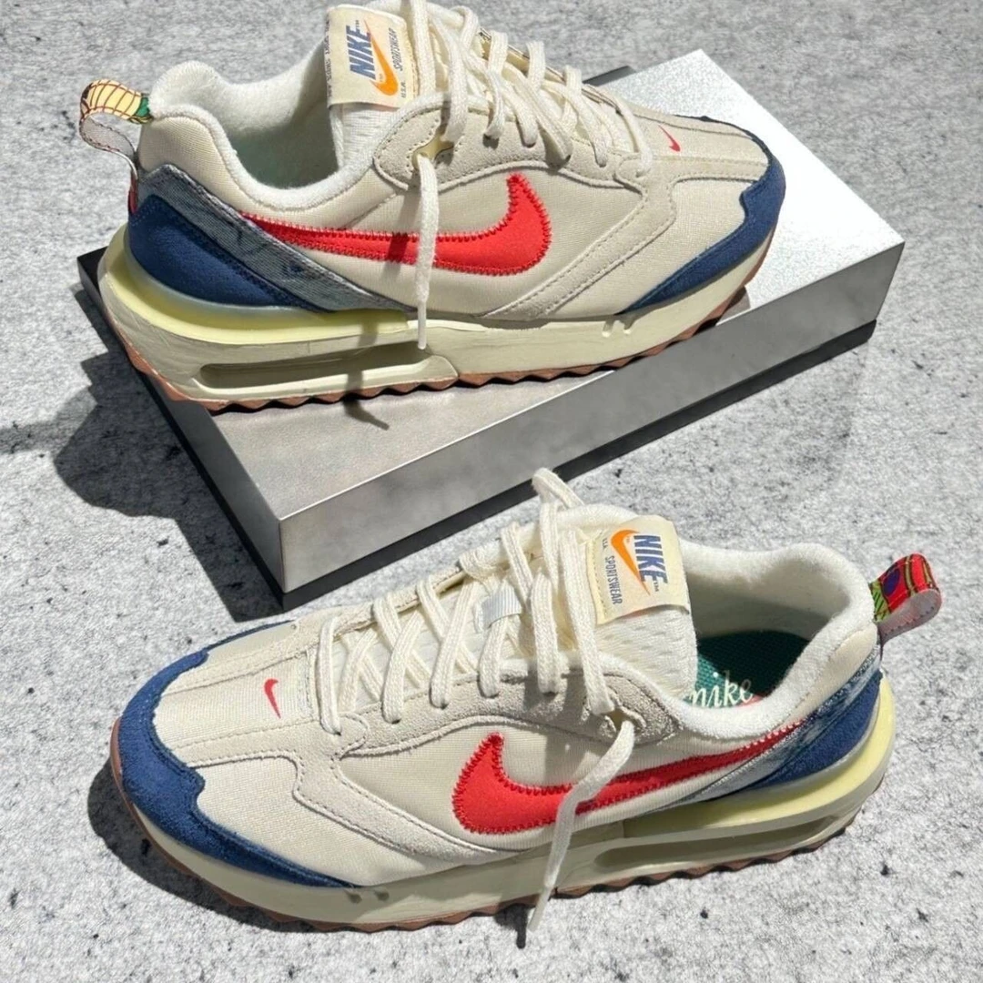 德赛【折扣清仓】AirMaxDawn气垫鞋新款秋季复古华夫男女休闲百搭