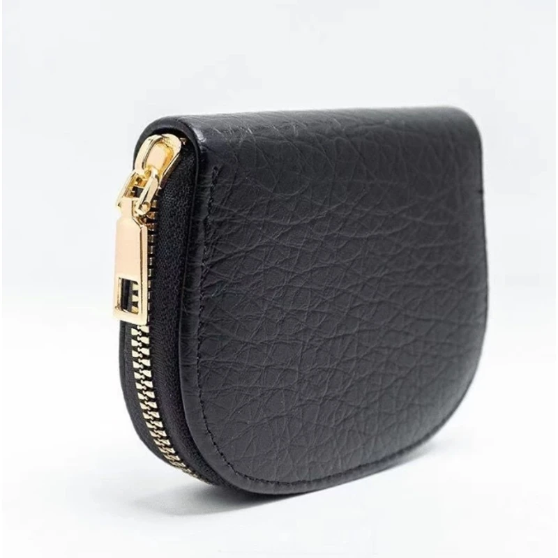 【芬姐补贴清】蓝色百搭女士黑色真皮多功能经典福利布包卡包