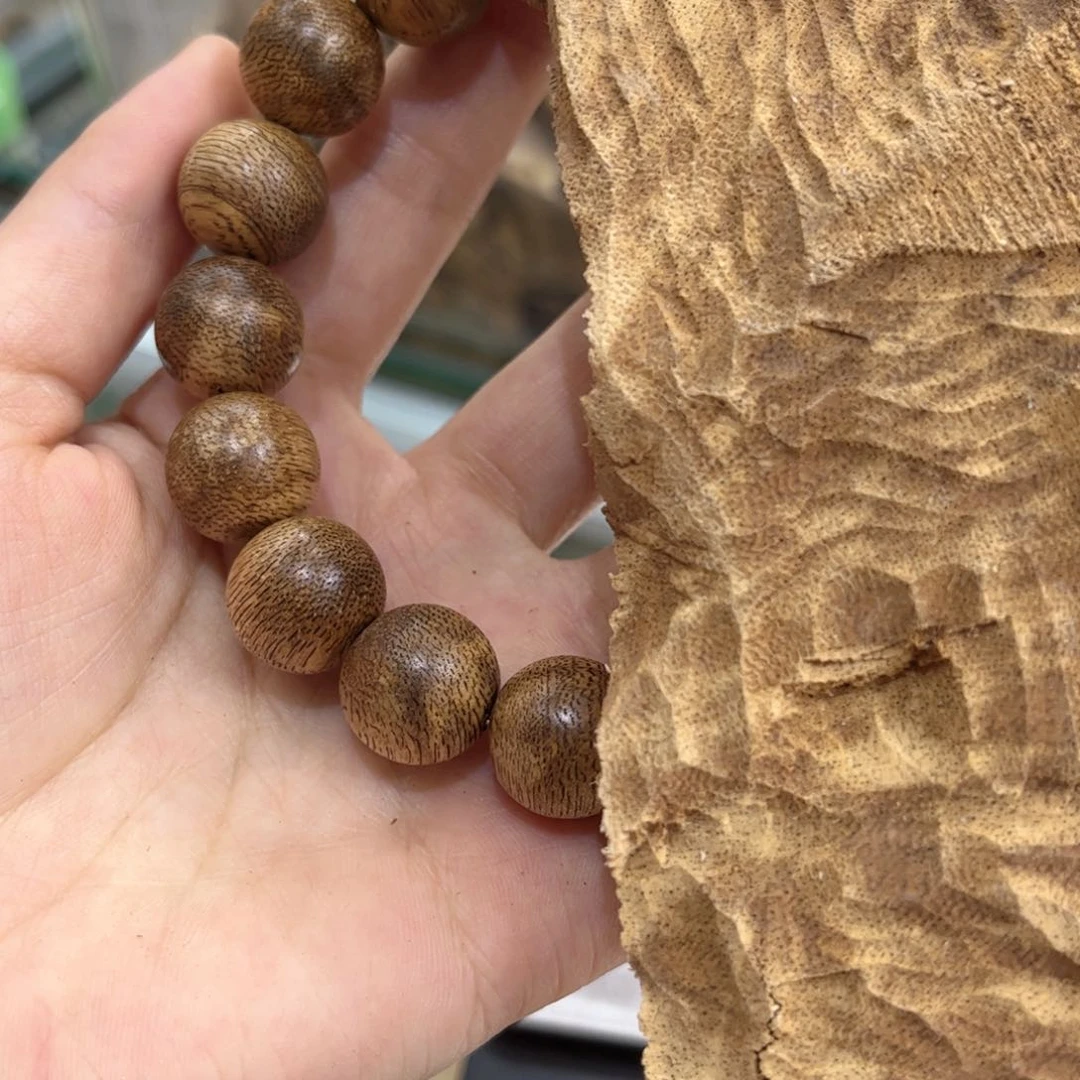 香榧木秃***弟海南木料黄熟香卡14单圈