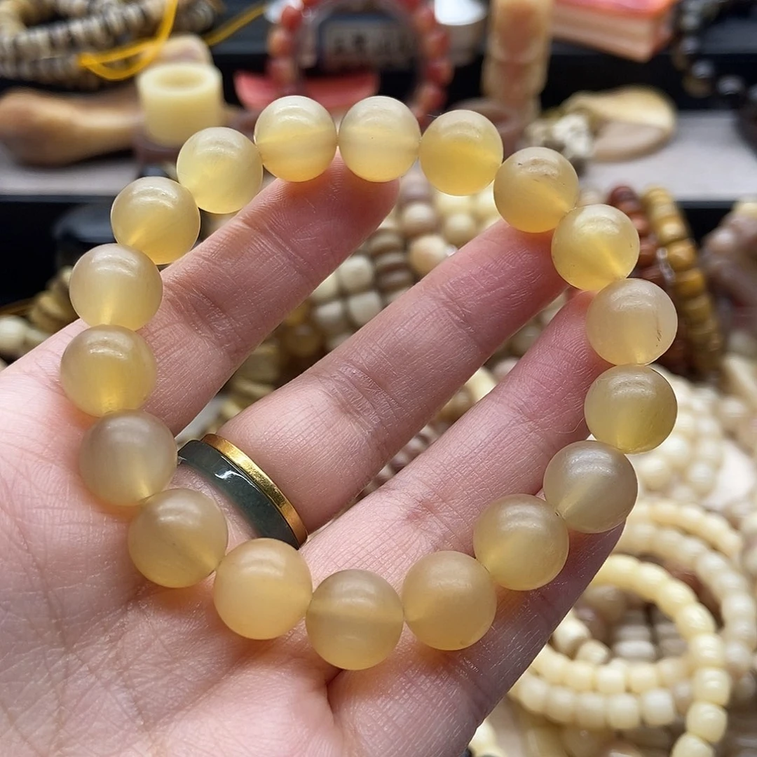 驼骨手串/手链藏羊角单圈