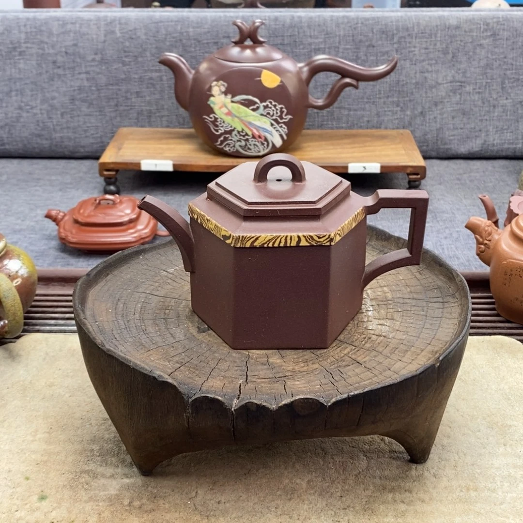 紫砂茶壶320原矿紫泥