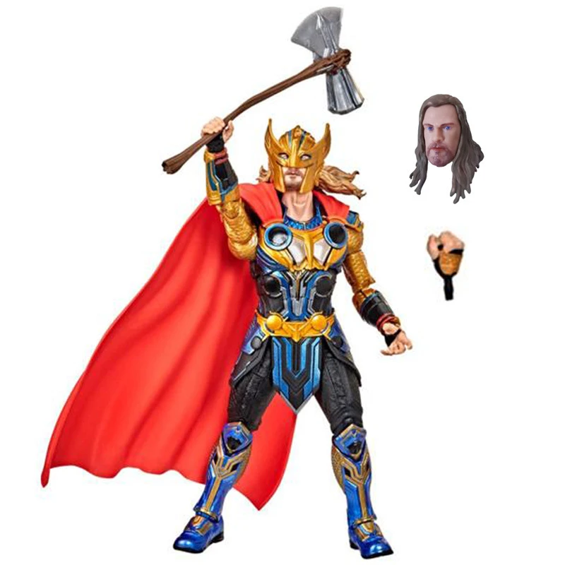 复仇者联盟 电影爱与雷霆 雷神4装甲 Thor 可动手办模型 6寸人偶