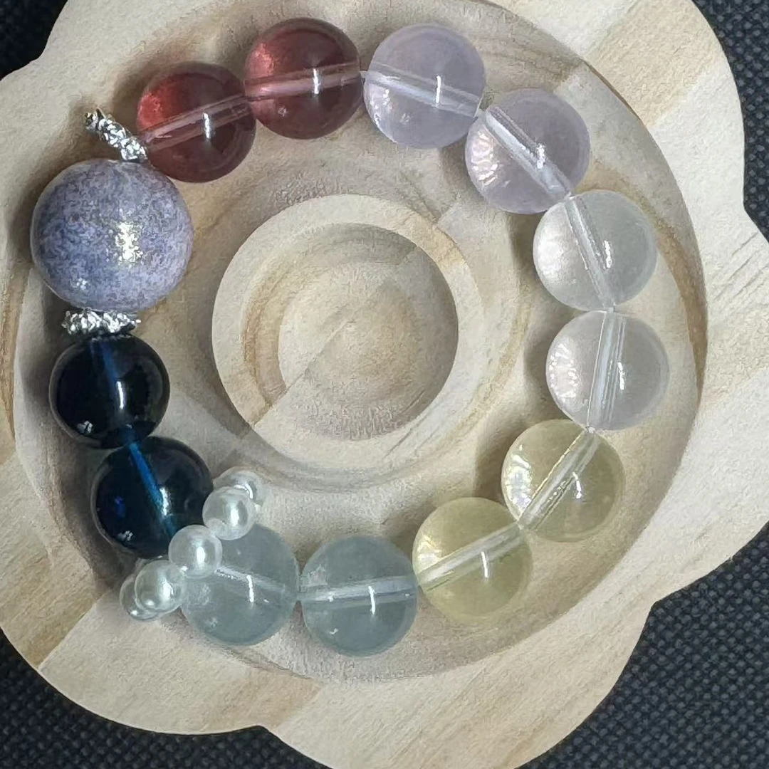 非金属仿水晶手链 小狐仙手工串珠手链