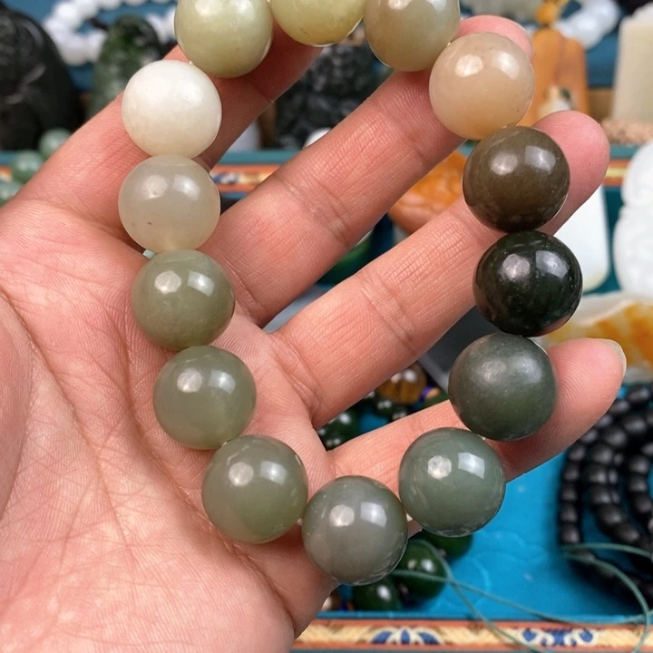 和田玉手链未镶嵌