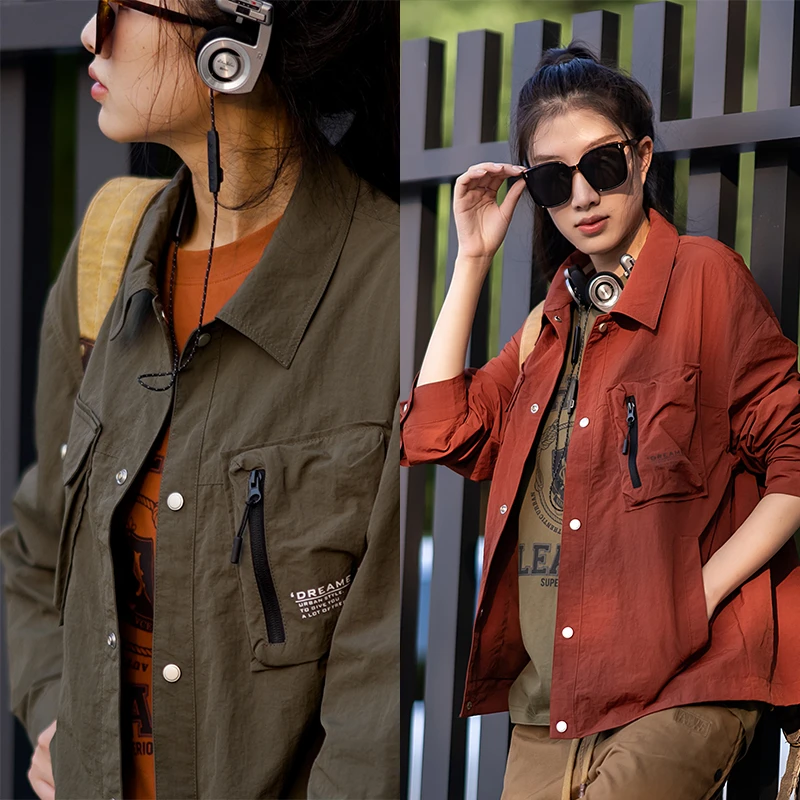 【聚】17154  机能风长袖宽松百搭青春外套男士夹克 W030-22001