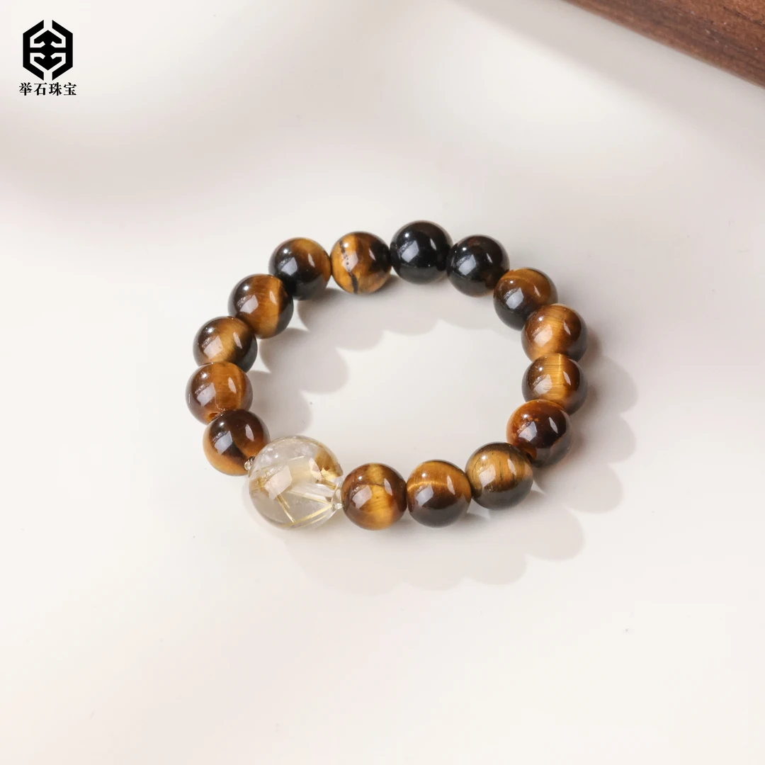 【举石珠宝】T0114-708-62木变石虎睛石戒指（一件/多样性发/约4mm）E