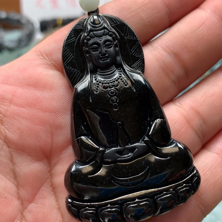 翡翠颈饰未镶嵌保真天然a货翡翠