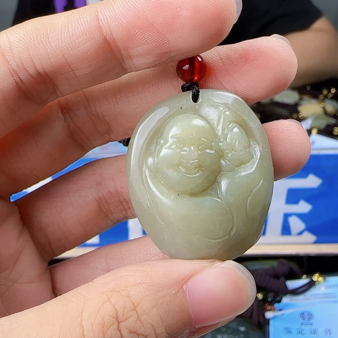 和田玉未镶嵌挂件