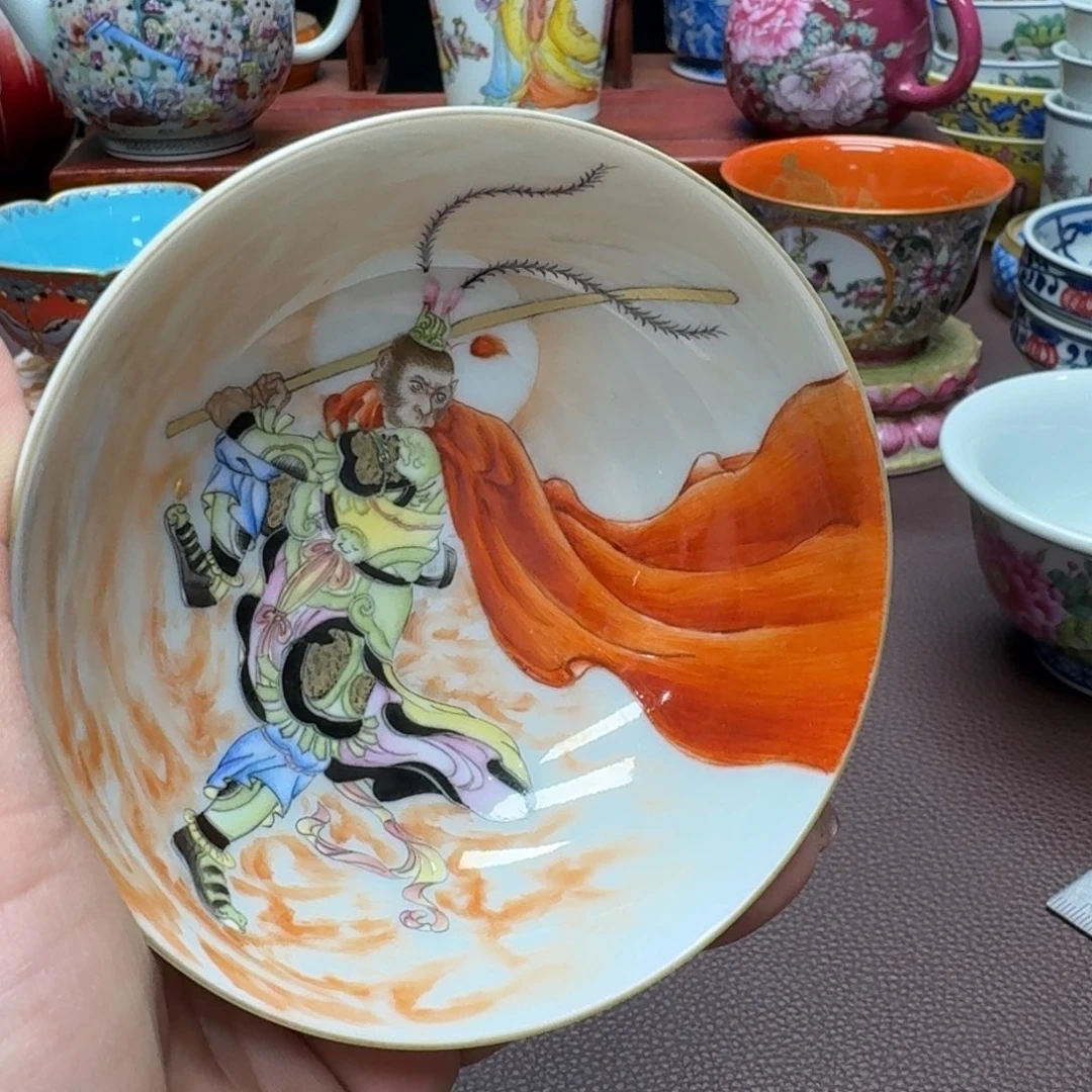 瓷片景德镇仿古手工制作精品展示