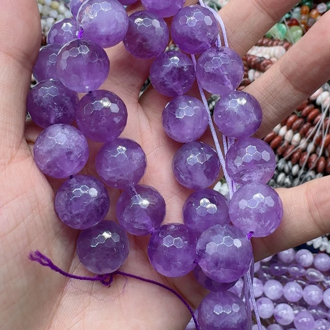 玛瑙/玉髓合金珠宝半成品?****.14切面紫水晶