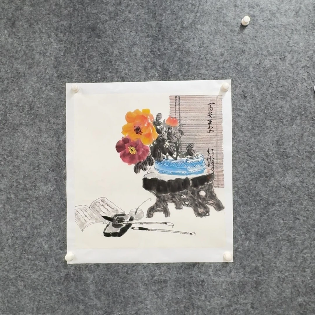 国画国画LQL国画作品