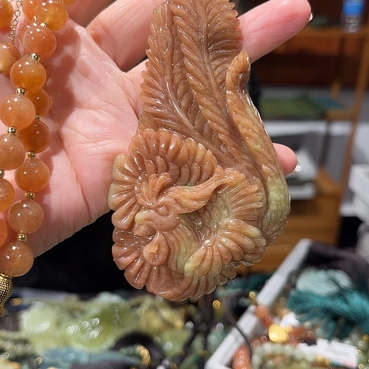 未镶嵌岫玉毛衣链
