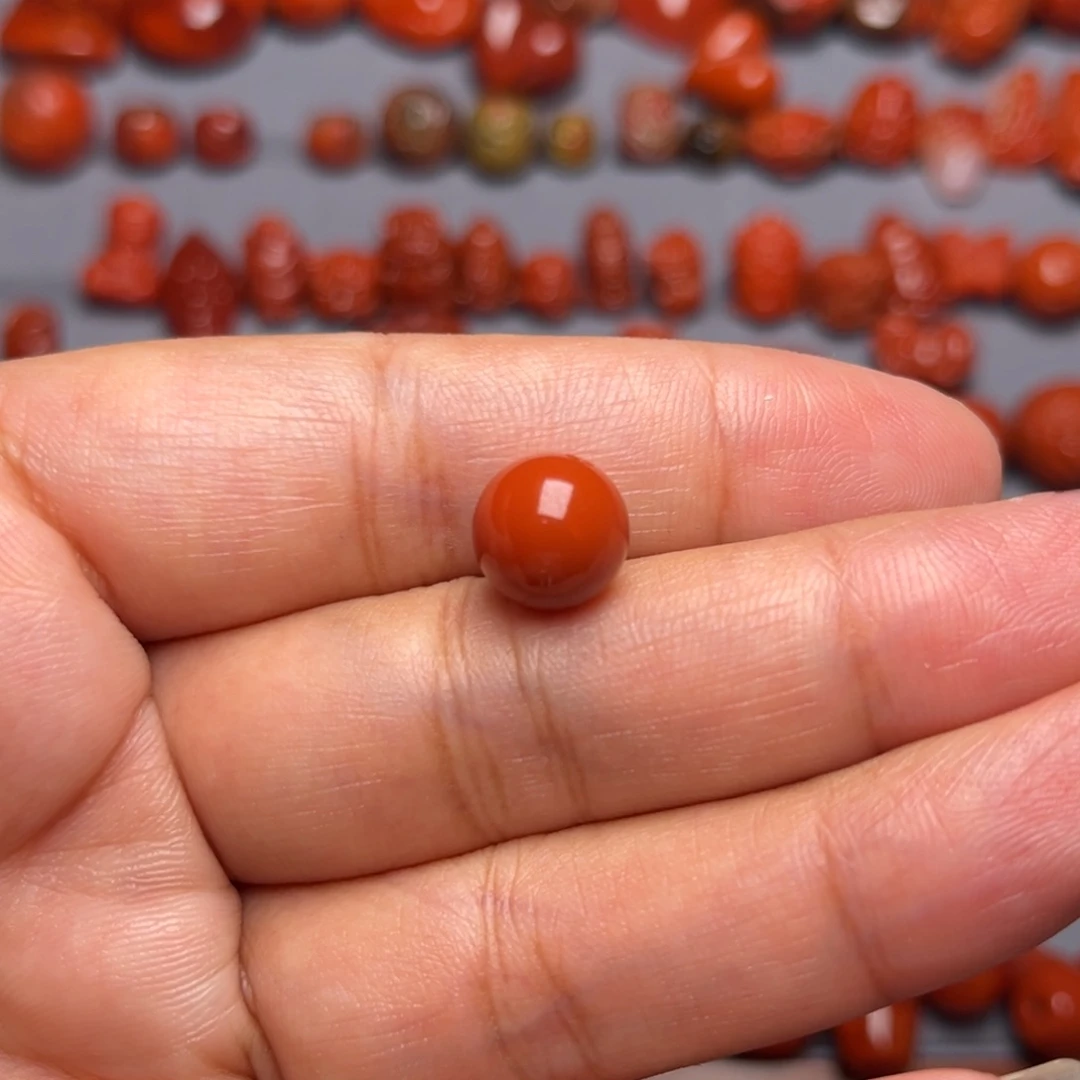 南红玛瑙配饰未镶嵌真****字配饰9.9