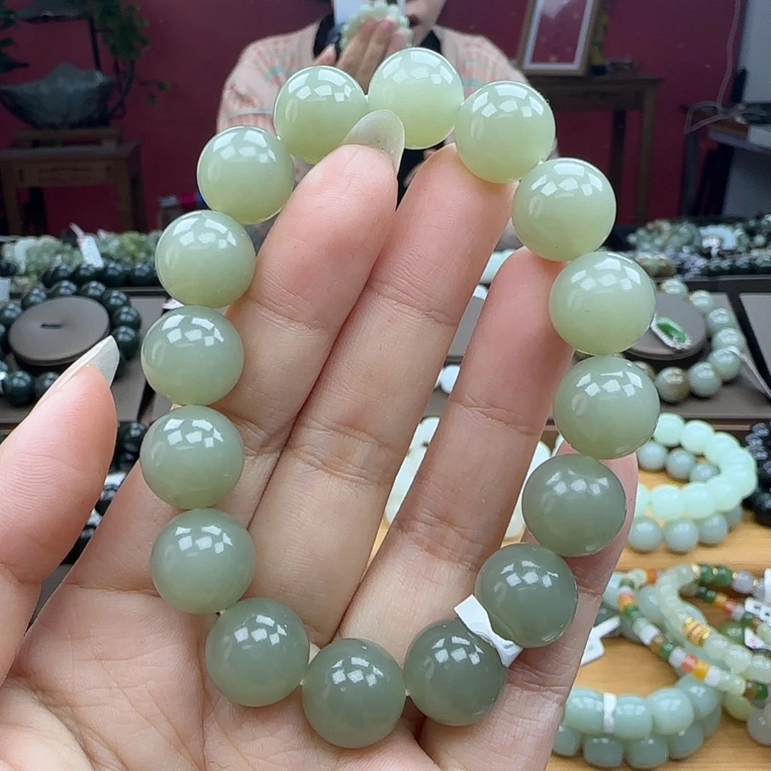 和田玉未镶嵌手链