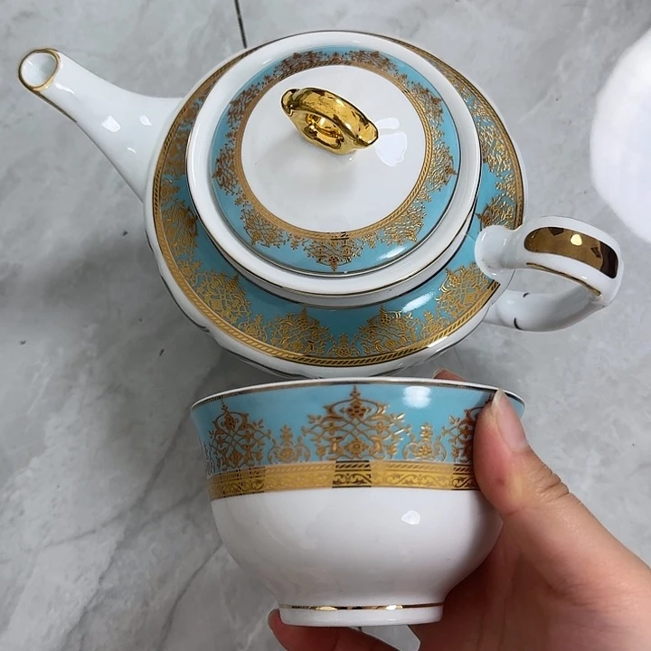 无***解一个咖啡壶微瑕2个蘸料碗