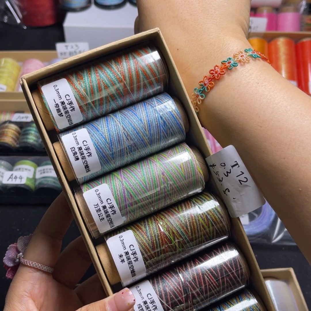 腈纶0.3星空蜡纸轴6色T12