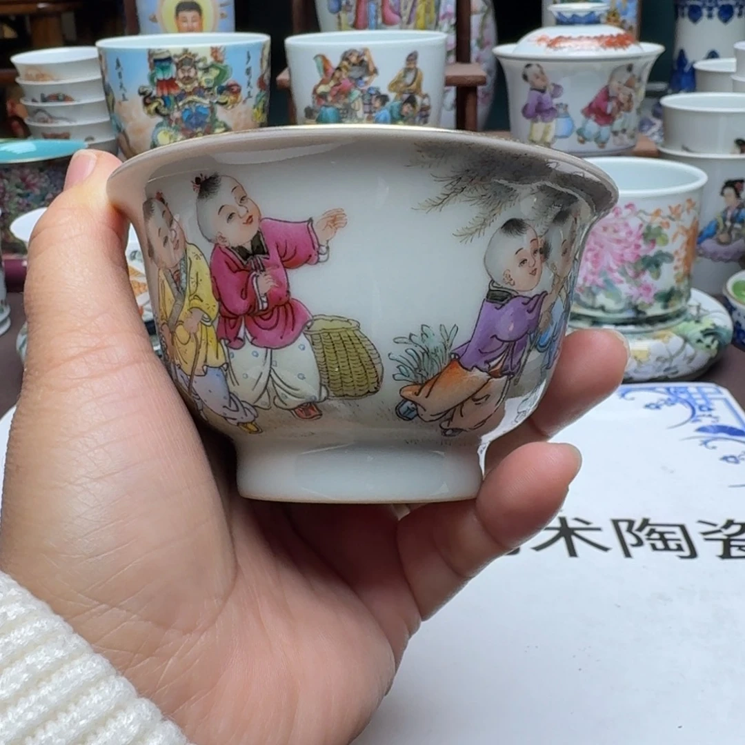 景德镇手工手绘展示