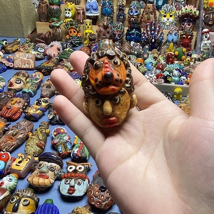 颈饰琉璃微瑕不退换070