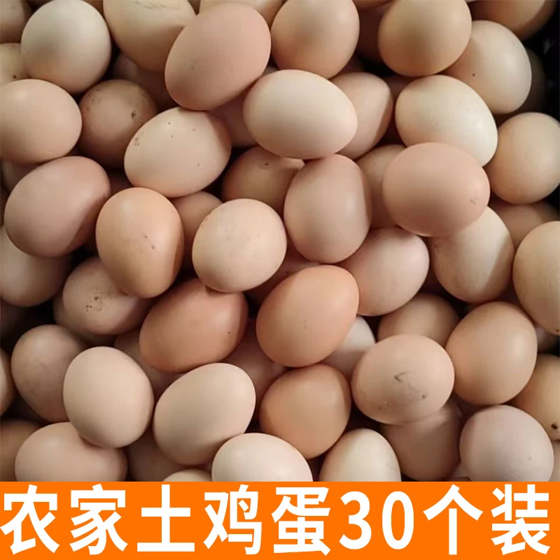 农家土鸡蛋 30个装 农家新货 正宗农家散养土鸡蛋