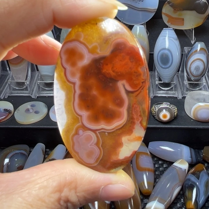 未镶嵌吊坠(不含链)玛瑙/玉髓宝*