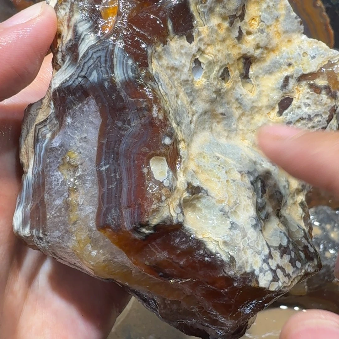 未镶嵌玛瑙/玉髓珠宝半成品