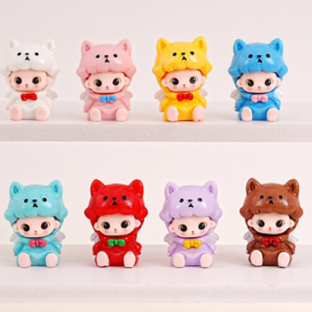 【直播拆】新款天使小狗可爱治愈系diy摆件