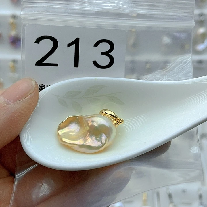 淡水珍珠颈饰银S925镶嵌