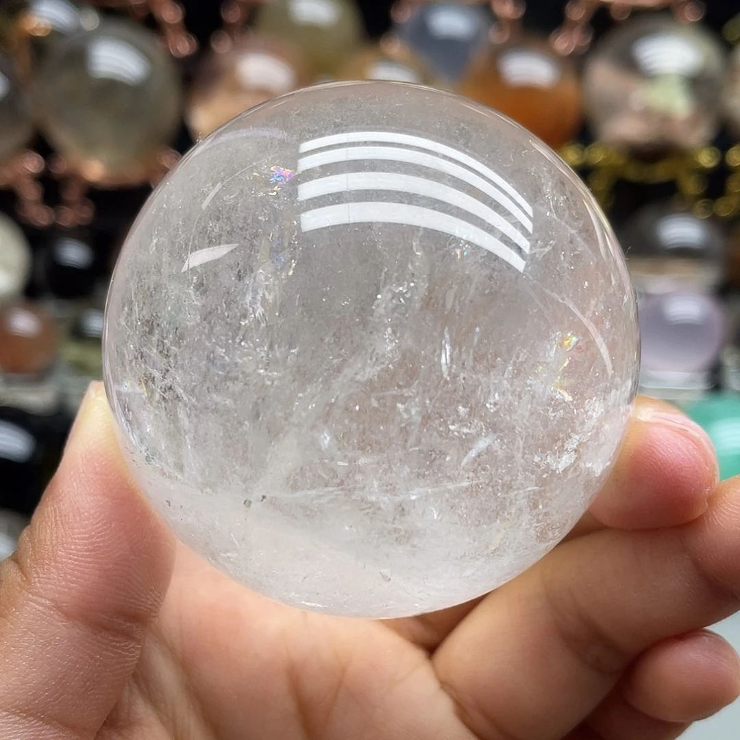 清***浅水晶珠宝半成品未镶嵌