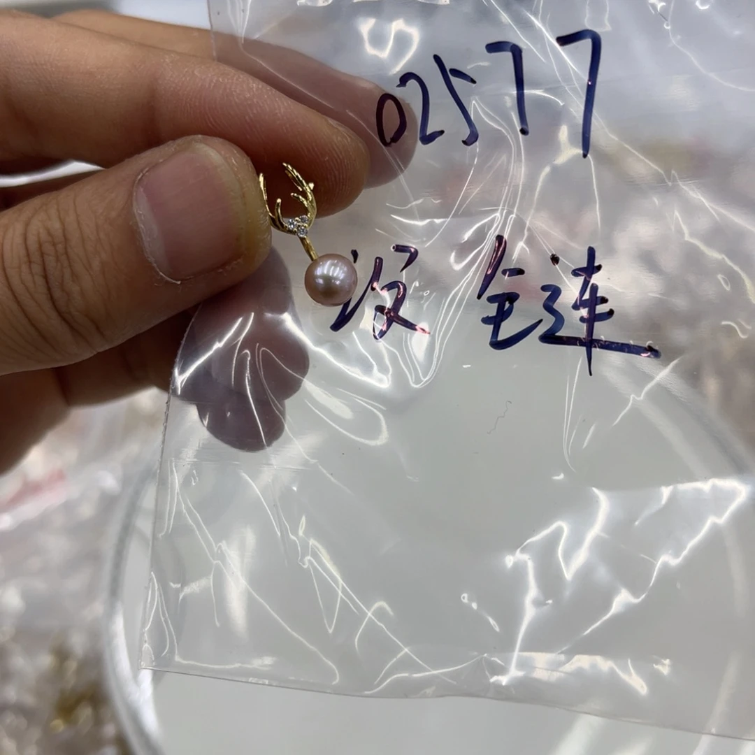 淡水珍珠合金颈饰02577