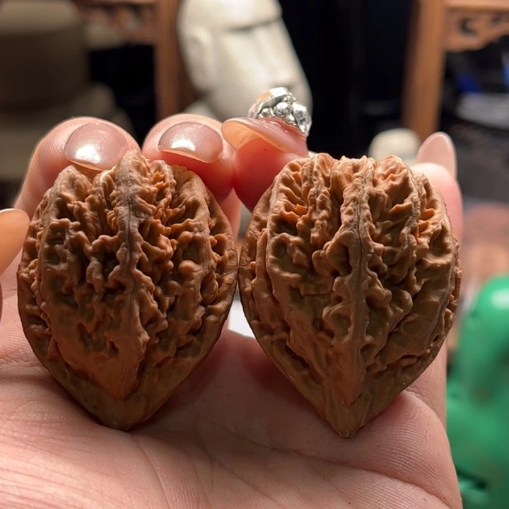 文玩核桃把件楸大胖116