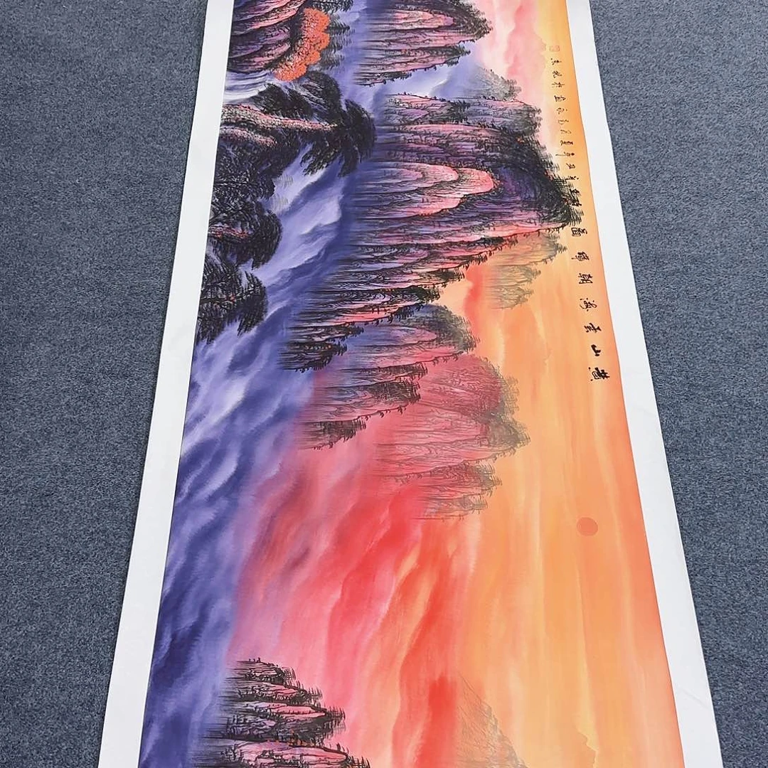 国画作品小姐姐放漏中