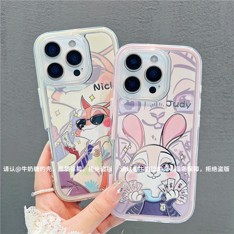 炫彩镜面适用苹果16/iPhone/华为手机壳防摔15promax爆款pura70潮