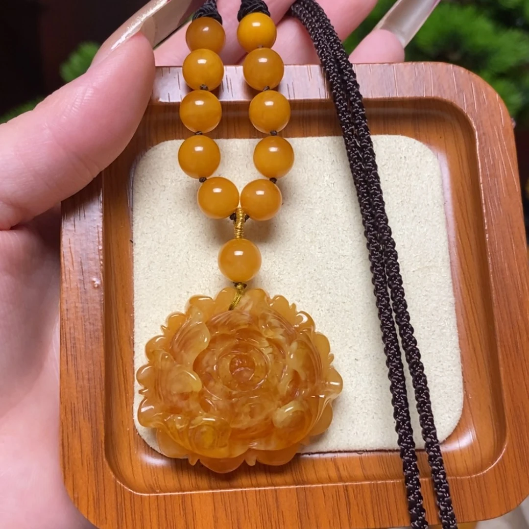 【闪购商品】蜜蜡颈饰未镶嵌项链
