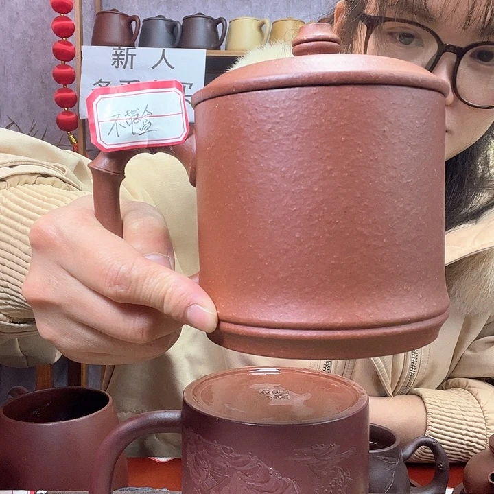 紫砂茶杯原矿紫砂杯