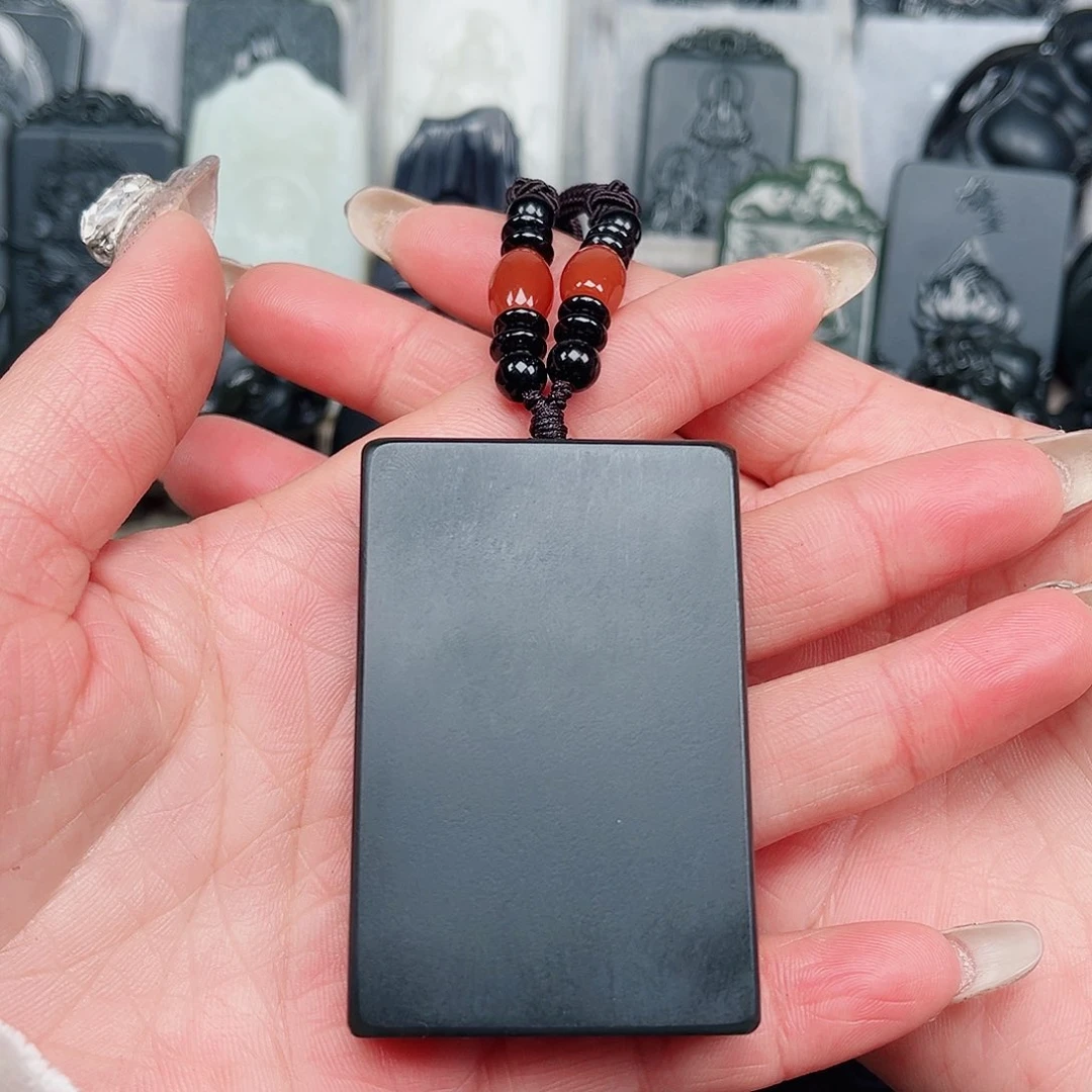 和田玉（青玉）颈饰未镶嵌