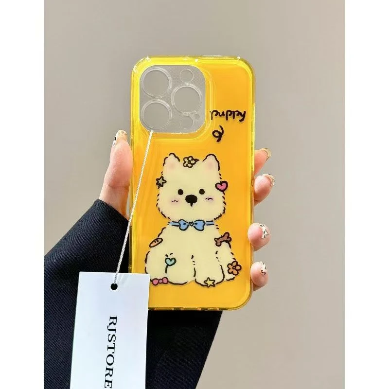 可爱装扮适用苹果13手机壳iphone16pro/15/14/12小米vivo华为oppo