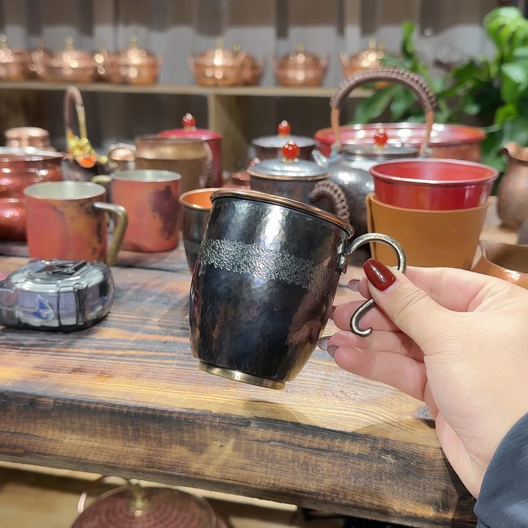 紫铜手工制作马克杯
